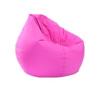 PRIOKNIKO Bean Bag Canapés Paresseux Poufs en Forme De Goutte Intérieurs Décontractés Tatami Tapis sans Doublure 75 * 90Cmepp Rosered (Pas De Remplissage)