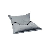 PRIOKNIKO Bean Bag Extérieur Paresseux Canapé Imperméable À l'eau Solaire Patio Chaise Longue Simple Plage Portable Tatami Tapis Non Doublé 120X150X30Cm Gris (Pas De Remplissage)
