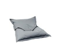 PRIOKNIKO Bean Bag Extérieur Paresseux Canapé Imperméable À l'eau Solaire Patio Chaise Longue Simple Plage Portable Tatami Tapis Non Doublé 120X150X30Cm Gris (Pas De Remplissage)