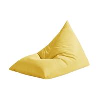 PRIOKNIKO Bean Bag Sac De Fèves Pointu Bateau Triangle Paresseux Sac De Fèves Canapé Tatami Paresseux Sac De Canapé en Os Non Doublé 110Cm X 70Cm X 70Cm Jaune (Pas De Remplissage)