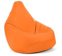PRIOKNIKO Fauteuils Poire Paresseux Canapé Art Haricot Sac Goutte Forme Intérieur Extérieur Tatami Tapis Unique sans Doublure 80Cm X 90Cm Orange (Pas De Remplissage)