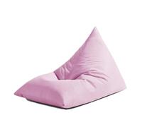 PRIOKNIKO Poufs Bean Bag Pointu Bateau Triangle Paresseux Bean Bag Canapé Tatami Paresseux Os Canapé Sac Non Doublé 110Cm X 70Cm X 70Cm Rose (Pas De Remplissage)