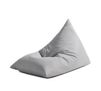 PRIOKNIKO Poufs Bean Bag Pointu Bateau Triangle Paresseux Bean Bag Canapé Tatami Paresseux Os Canapé Sac Non Doublé 110Cm X 70Cm X 70Cm Gris Clair (Pas De Remplissage)