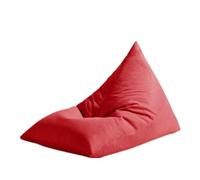PRIOKNIKO Poufs Bean Bag Pointu Bateau Triangle Paresseux Bean Bag Canapé Tatami Paresseux Os Canapé Sac Non Doublé 110Cm X 70Cm X 70Cm Rouge (Pas De Remplissage)