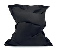 PRIOKNIKO Poufs Lits De Plage Tissus Communaux Canapés Paresseux Occasionnels Sacs De Fèves Surdimensionnés sans Doublure 100Cm X 130Cm Noir (sans Remplissage)
