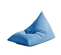 PRIOKNIKO Poufs Sac De Haricots Pointu Bateau Triangle Paresseux Sac De Haricots Canapé Tatami Paresseux Sac De Canapé en Os Non Doublé 110Cm X 70Cm X 70Cm Bleu (Pas De Remplissage)