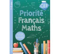Collectif – Priorité Français-Maths CE1 – Conforme aux nouveaux programmes – Broché