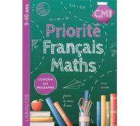 Collectif – Priorité Français-Maths CM1 – Larousse – Broché
