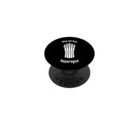 Priorités drôles de légumes Okay But First Asperges PopSockets PopGrip Adhésif