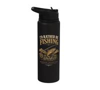 Priorités du w nd de pêche Pêche à la truite à la mouche Stainless Steel Insulated Water Bottle