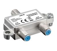 Goobay 51445 séparateur ou commutateur de câbles Diviseur de câbles Argent