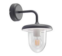 PRIOS Applique Exterieur Larkumi à intensité variable (Moderne) en Gris Aluminium (1 lampe,à E27), Murale Luminaire Lampe Jardin Eclairage