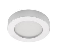 PRIOS LED Plafonnier Edwina à intensité variable (Moderne) en Gris Aluminium e. a. pour Salle de bain (1 lampe,à), Eclairage Lampe Luminaire Plafond Eclerage