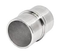 PRIOstahl Connecteur de tuyau Raccord à souder Raccord Steckfitting Raccord à souder pour rampe x 1 pièce Ø 48,3mm Tube rond Connexions pour construction de garde-corps Main courante Escalier Tubes en