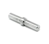 PRIOstahl Connecteur de tuyaux droit - 1 pièce pour diamètre de tube : 12 x 1,5 mm - Pour la construction de balustrade, rampe d'escalier, main courante, balcon, barres rondes, tube en acier