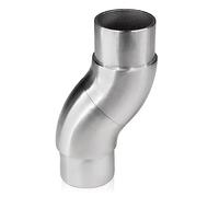 PRIOstahl Coude de tuyau flexible réglable - Diamètre 42,4 mm - Pour tubes ronds, construction de balustrade - Main courante - En acier inoxydable V2A