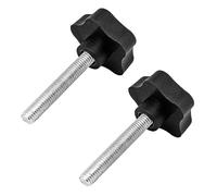 PRIOstahl Lot de 2 vis à poignée en forme d'étoile M10 x 60 mm