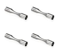 PRIOstahl Lot de 4 connecteurs flexibles - Barre de remplissage flexible - Support de traverse - Diamètre : 12 mm - Pour tige transversale - Barre ronde - Tube - Rampe d'escalier - Balustrade -