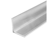 PRIOstahl Profilé d'angle en aluminium - Profilé d'angle en L - Rail d'angle isocèle - 60 x 60 x 4 mm - Longueur : 1000 mm - EN AW-6063 t6 - Protection pour les coins, les bords, la construction