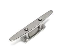 PRIOstahl Taquet d'amarrage - Corde - 150 mm x 1 pièce plate avec 2 trous - En acier inoxydable V4A