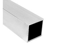 PRIOstahl Tube carré en aluminium - Alu-Rohr Quadratrohr Vierkantprofil Vierkant - 1 x Tube Taille: 25 x 25 x 2 mm Longueur: 1000 mm EN AW-6063 t6 sans soudure pour la construction créative en