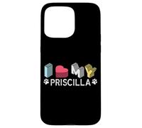 Priscilla Prénom personnalisé pour Chien Priscilla Coque pour iPhone 15 Pro Max