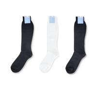 Prisco Chaussettes en laine pour enfant d'hiver, longues chaussettes thermiques pour fille, fabriquées en Italie, Assortiment A, 26-28