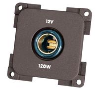 Prise 12V Presto gris foncé Ø 12 mm CBE