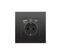 Prise 250V 16A. Prise de Courant Intégrée. Prise Multiple avec Prise, USB-A, USB-C 5V 2100ma Charge Rapide. Prise Européenne Intérieure pour la Maison.