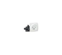Prise 2P avec éclips de protection appareillage saillie composable Blanc LEGRAND 086122