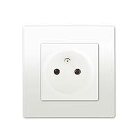 Siemens - Prise 2P+T Blanc Delta Viva + Plaque Blanc blanc