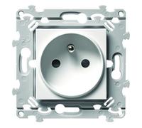 Prise 2P+T essensya spéciale rénovation Pure - HAGER WE104