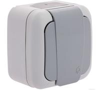 Viko Prise 2P+T étanche grise