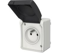 Prise 2P+T - GAO - Aquatop - IP54, étanche, résistant eau/poussière