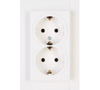 Kopp x2 complet Prise 2P+T HK 07 blanc pur 929529008