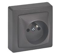 Prise 2P+T marron Legrand - ASL - Marron