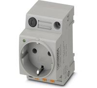 Prise 2P+T modulaire Phoenix Contact EO-CF/PT/LED/F gris 1 pc(s)