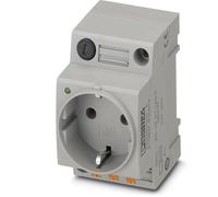 Prise 2P+T modulaire Phoenix Contact EO-CF/PT/LED/F gris 1 pc(s)