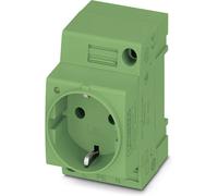 Prise 2P+T modulaire Phoenix Contact EO-CF/UT/LED/GN vert 1 pc(s)