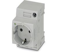 Prise 2P+T modulaire Phoenix Contact EO-CF/UT/LED gris 1 pc(s)