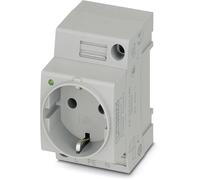 Prise 2P+T modulaire Phoenix Contact EO-CF/UT/LED gris 1 pc(s)