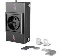 Prise 2P+T modulaire Rittal SZ 2500.712 gris clair