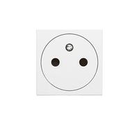 Prise 2P+T Mosaic 2 modules bornes automatiques - blanc