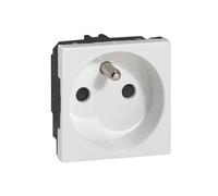 Prise 2P+T Mosaic - blanc LEGRAND