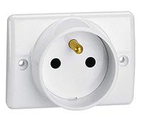 Legrand Prise à encastrer pour plinthe 050860 2P+T 16A 250V~ blanc