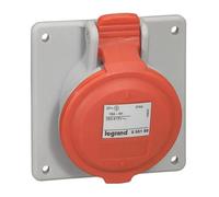 Prise à entraxes unifiés fixe P17 16A - 380V à 415V - 3P+T - 555188 - Legrand