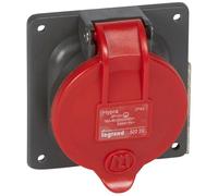 Prise à entraxes unifiés Hypra 16A - 3P+N+T - 380V~ à 415V~ - plastique - IP44