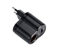 Prise Adaptateur Allume-Cigare - Onduleur Secteur vers DC12V 220V à 12V - pour Voiture, Camion, Véhicule Électrique et Maison