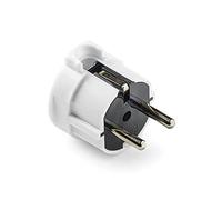 Prise aérienne avec sortie latérale, design compact, idéal pour les connexions électriques dans des installations et équipements divers.