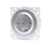 Prise allemande 1 voie, conçue pour des connexions électriques sécurisées, compacte et élégante, idéale pour moderniser vos espaces.